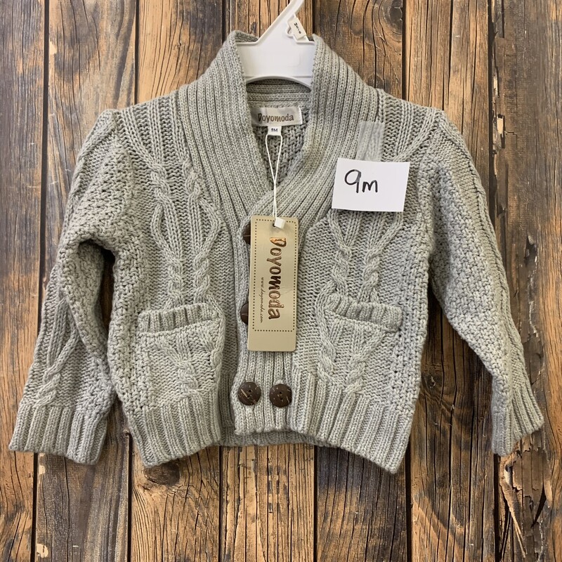 NWT Gray Sweater, Size: 9m