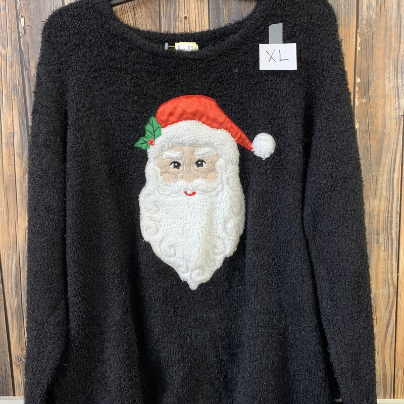 Black Santa Sweater