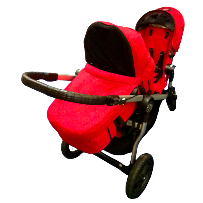 Red Double Stroller