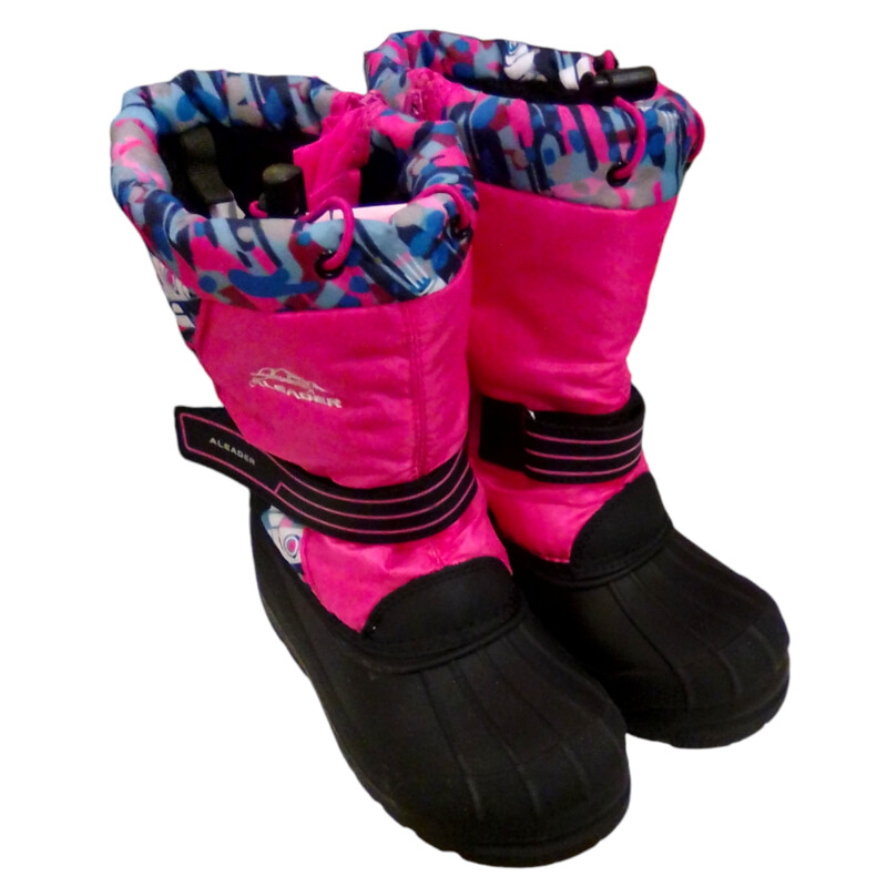 Boots: Pink/Black