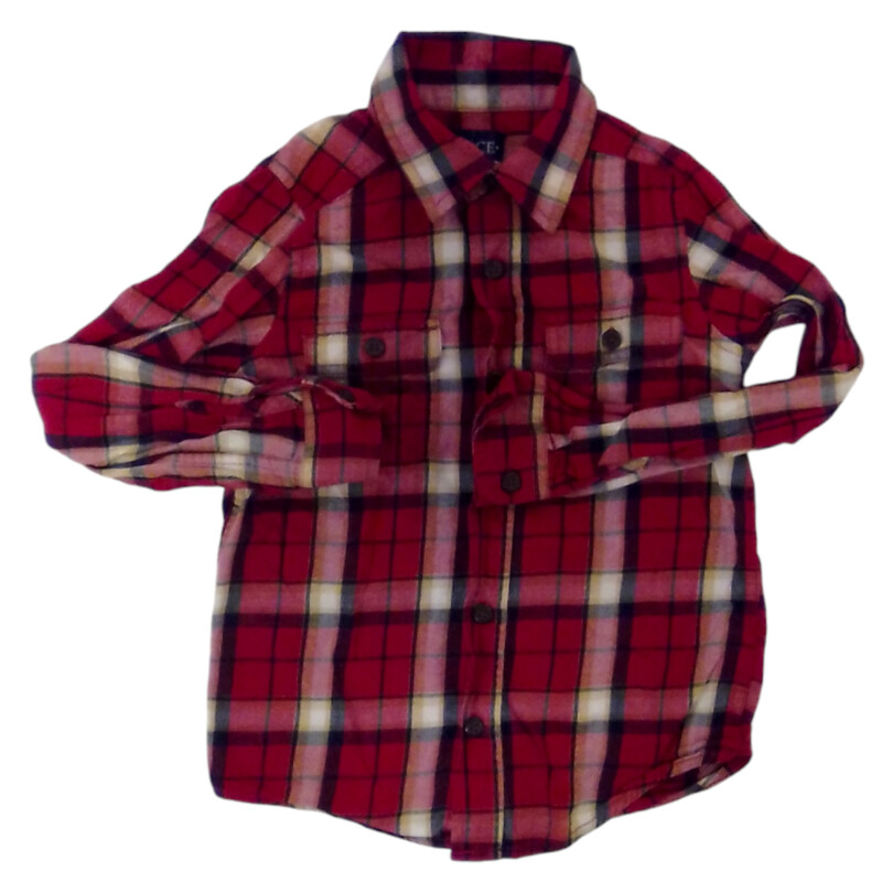 Long Sleeve Shirt (Red/Pl