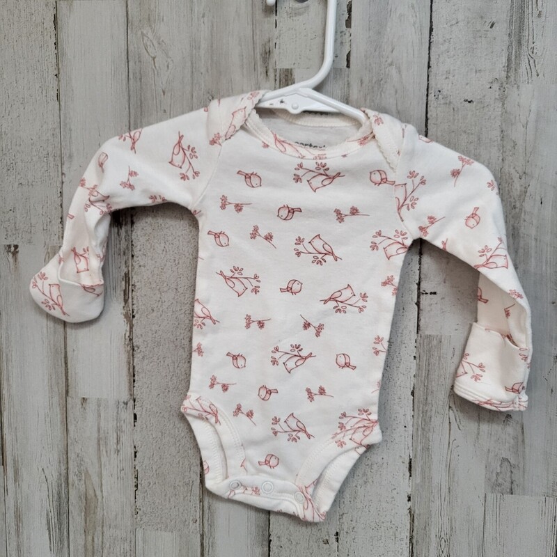 NB Bird Printed Onesie