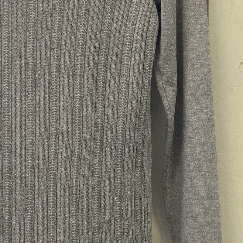 Gry/silver Rib Cardigan<br />
Gry/slv<br />
Size: S - P