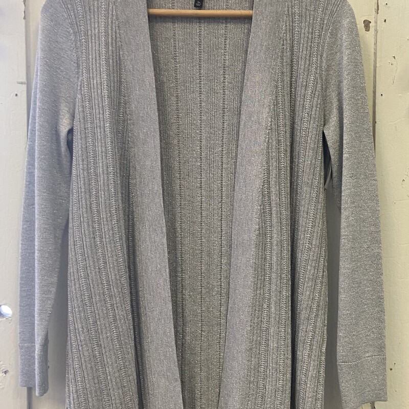 Gry/silver Rib Cardigan