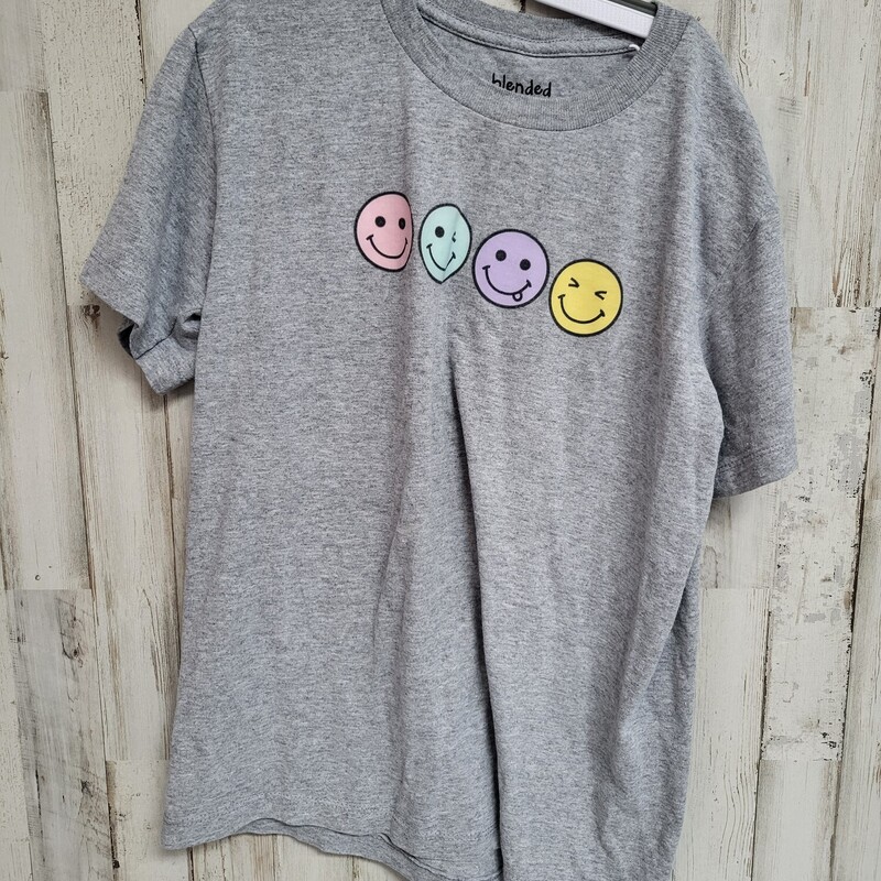 10/12 Grey Smiley Tee