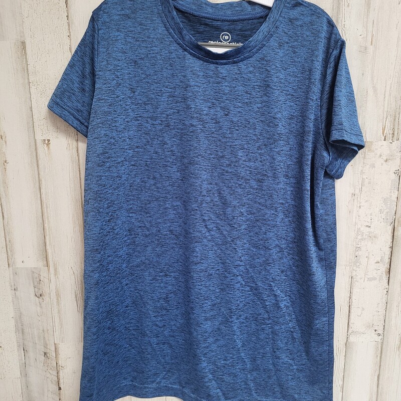 14/16 Blue Heathered Tee