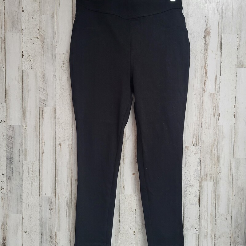 M Black Pull On Pants