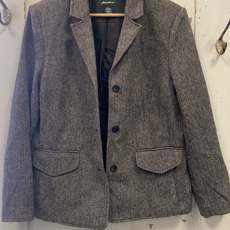 Brw Tweed Wool Blazer
Brown
Size: 16