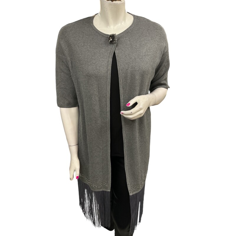 Cardigan, Grey, Size: L