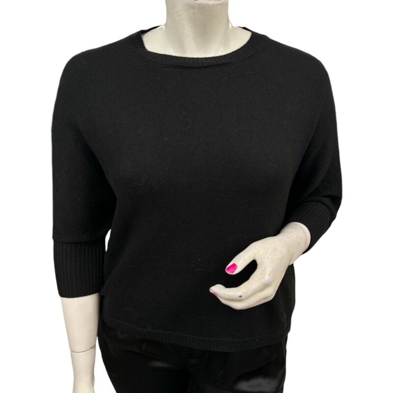 Apricot Sweater S12, Black, Size: L