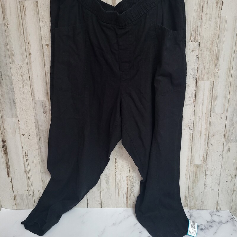 XL Black Linen Pants