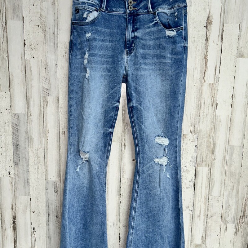 Sz29 Ripped Denim Flares