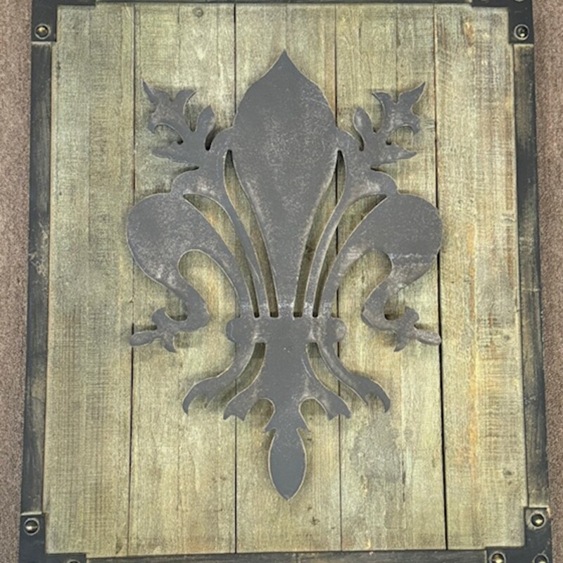 Fleur De Lis On Wood
Brown
Size: 23.5x23.5