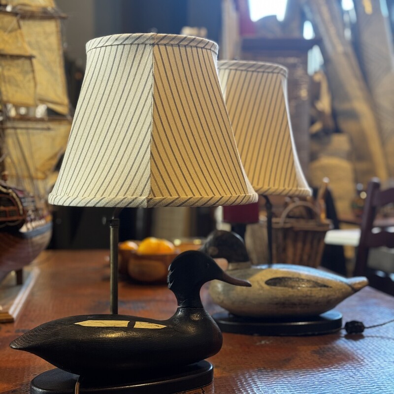 Antique Duck Decoy Lamps