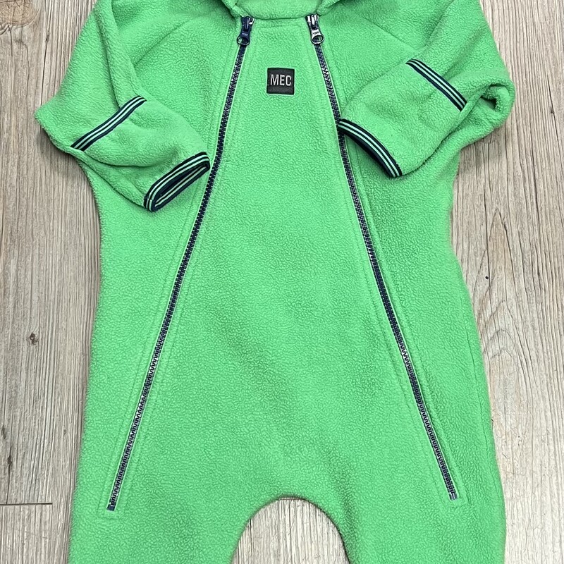 MEC Fleece Onesie, Green, Size: 6M