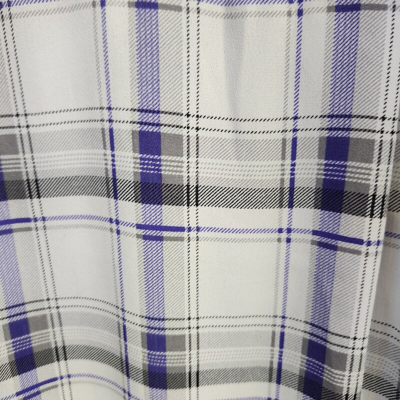 Rickis Blouse, Plaid, Size: 18