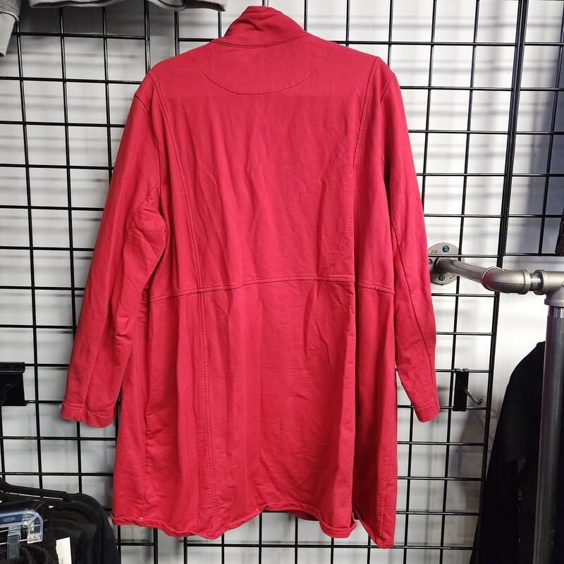 Neon Buddha Jacket, Red, Size: 2X