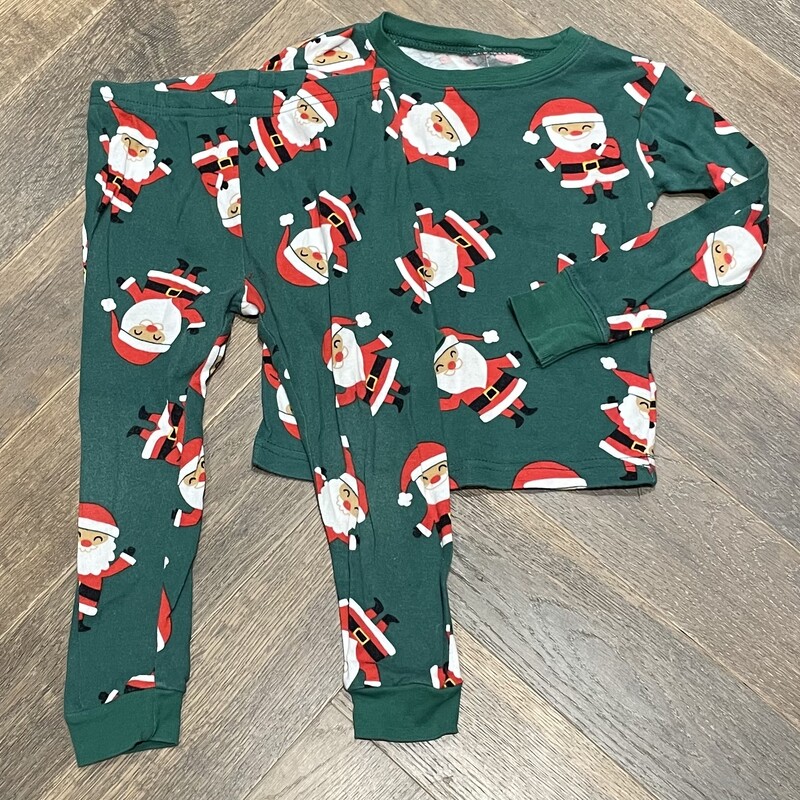 Carters Holiday Pj, Green, Size: 2Y