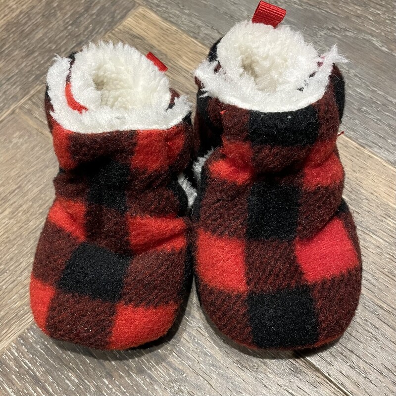 Plaid Baby Boots