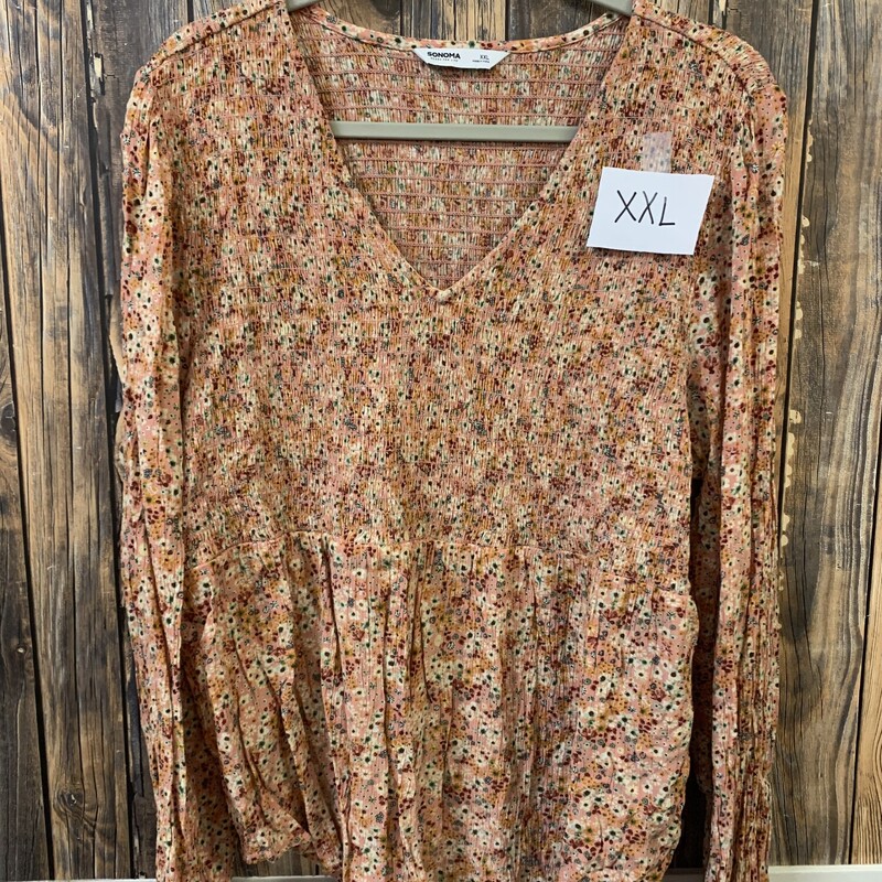 Pink Orange Sonoma Shirt, Size: 2XL