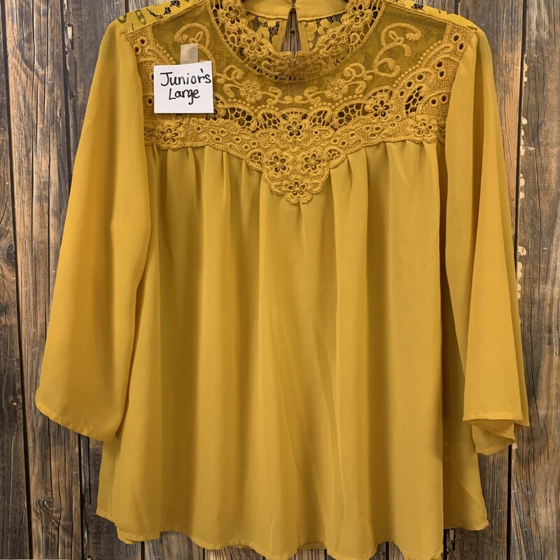 Fall Gold Lace Shirt