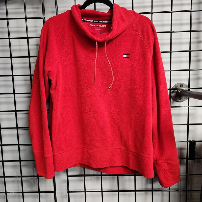 Tommy Hilfiger Crop, Red, Size: L