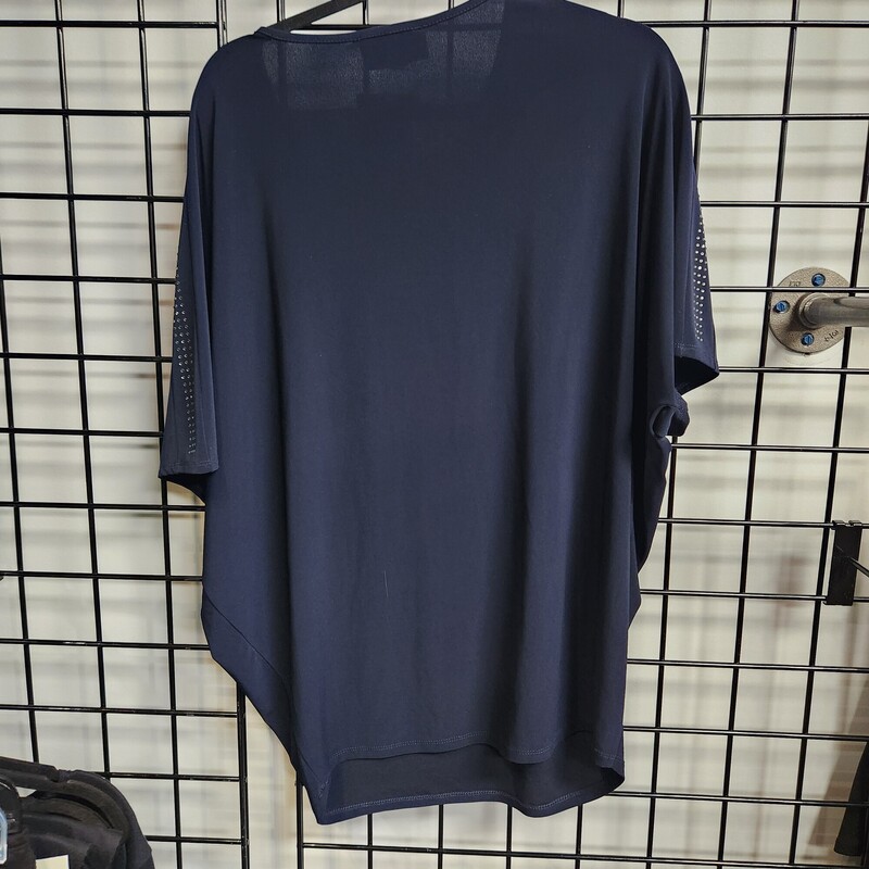 Joseph Ribkoff Top, Navy, Size: XL