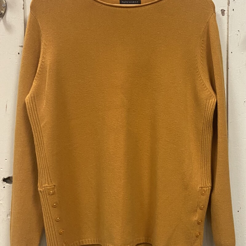 Canary Bttn Trim Sweater