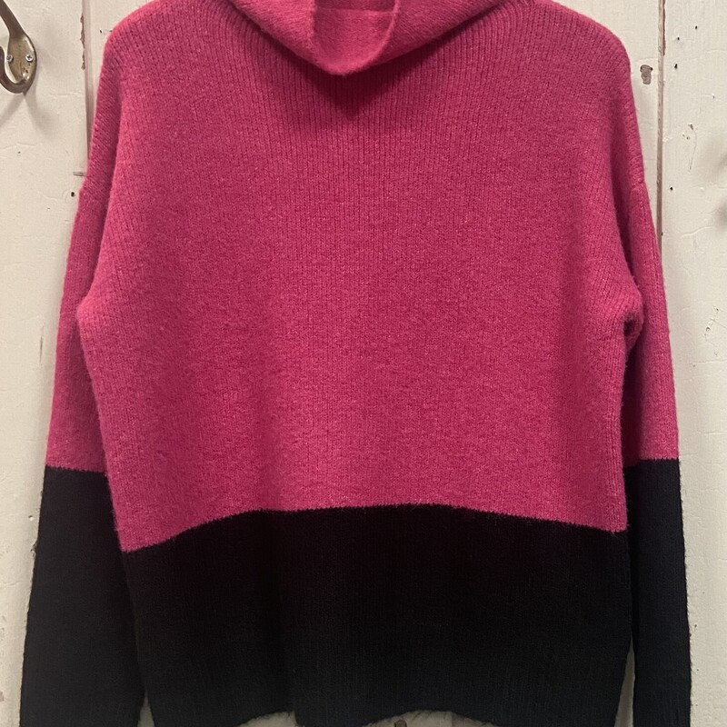 Pk/bk Wool Blend Sweater