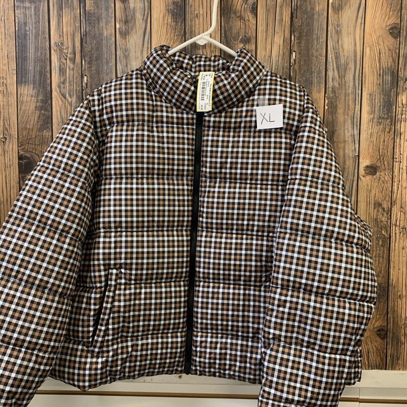 Brown Check Coat