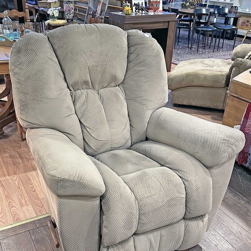 Tan Manual Recliner