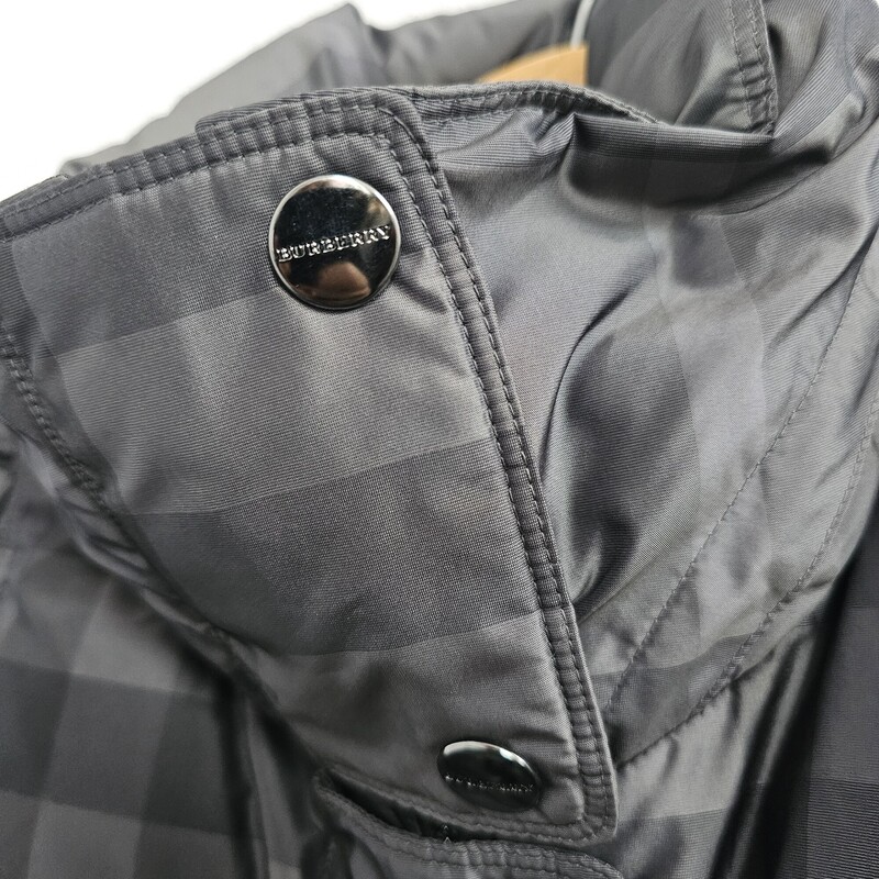 Burberry Puffer Belted, Gryplaid, Size: Small