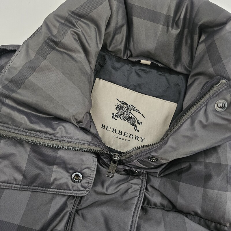 Burberry Puffer Belted, Gryplaid, Size: Small