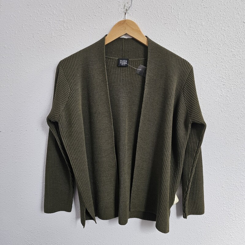 Eileen Fisher, Olive, Size: Small