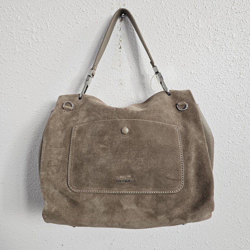 Coccinelle Suede, Taupe, Size: Medium