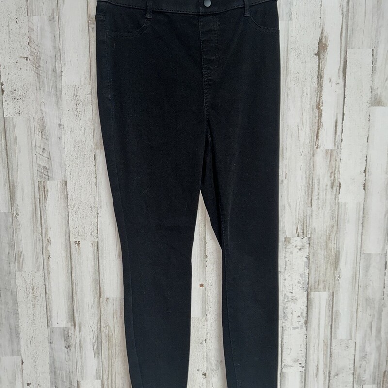 S Black Pull On Jeggings