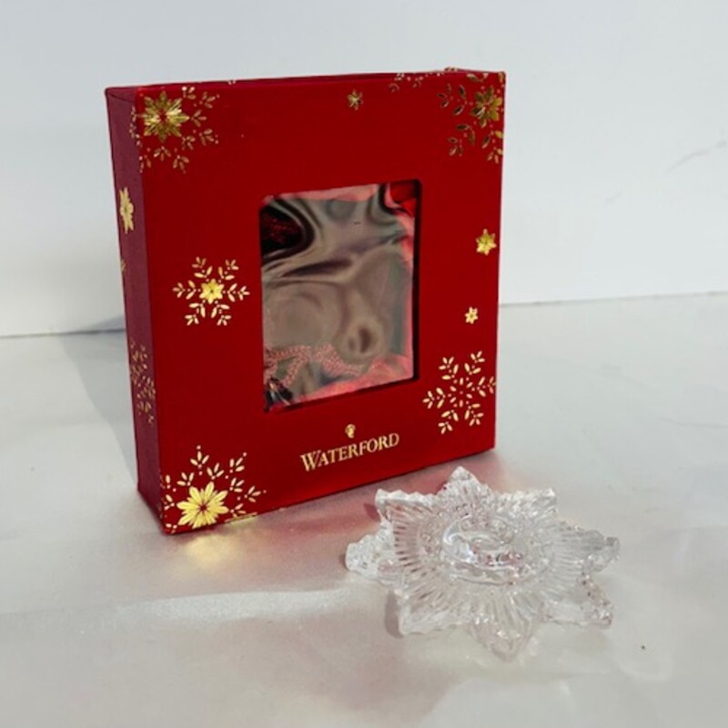 Waterford Snowflake Ornament
Clear, Size: Small