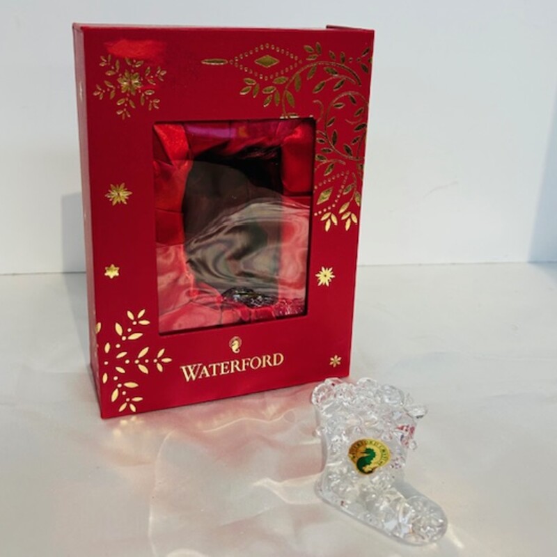 Waterford Stocking Ornament<br />
Clear, Size: Medium