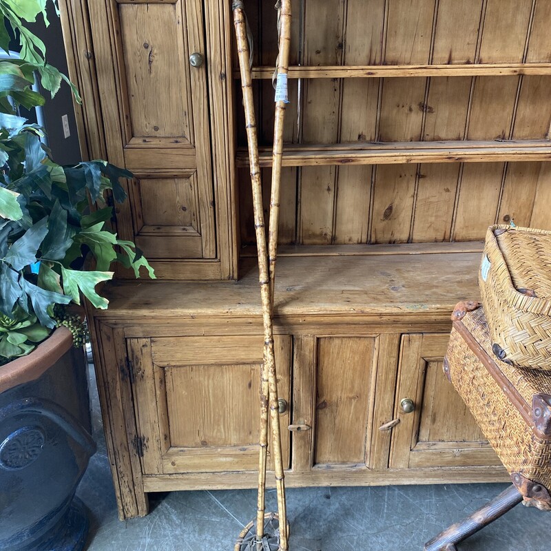 Vintage Bamboo Ski Poles