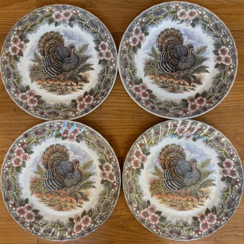 S4 Queens Turkey Side Plates
Brown Green Pink Whtie
Size: 11diam