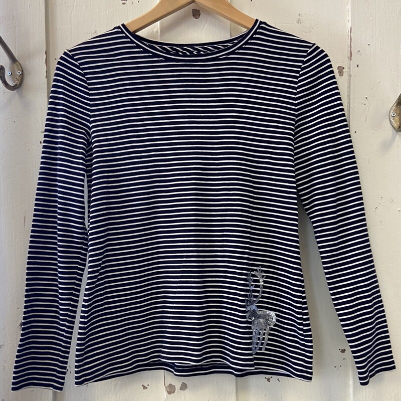 Nvy/wt Stripe Deer LS
Nvy/Wht
Size: M - P