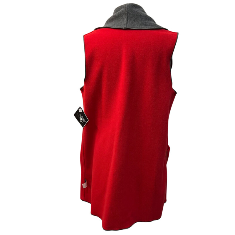 NWT Mia Reis Fleece Vest
Reversible
Colors: Red and Gray
Size: Small
Retails for $158.99