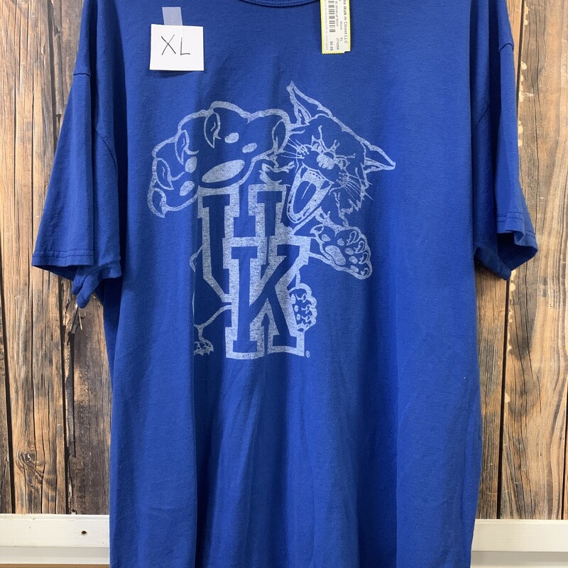 Blue W Wildcat Shirt, Size: XL