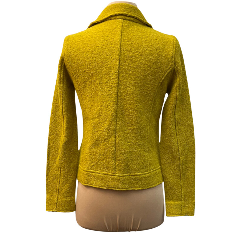 Tahari Moto Jacket<br />
Wool Blend<br />
Color:  Golden<br />
Size: XS