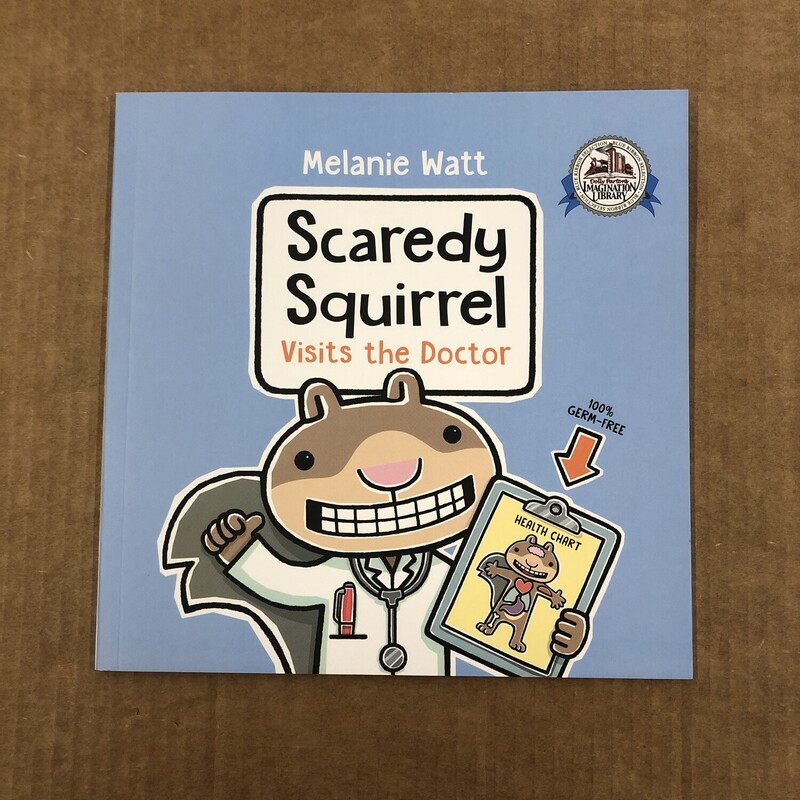 Scaredy Squirrel, Size: Back, Item: Paper