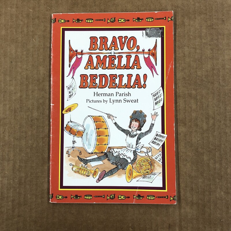 Amelia Bedelia, Size: Back, Item: Paper