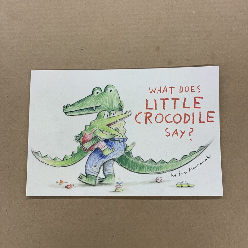 What Does Little Crocodil, Size: Back, Item: Paper