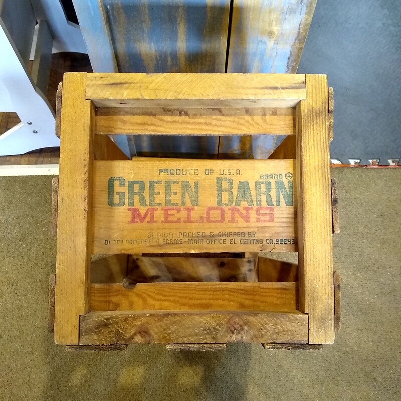 CA Green Barn Melon Crate