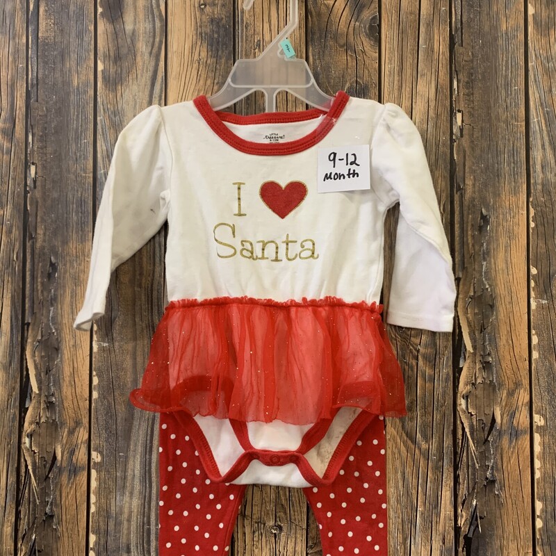 Santa Outfit, Size: 9-12m