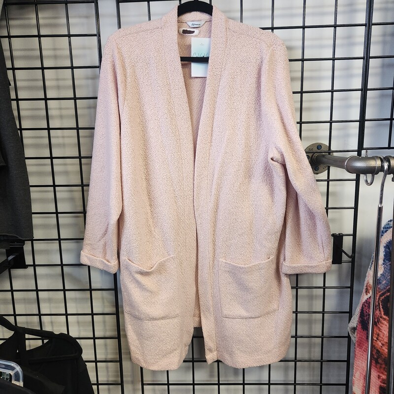 Reitmans Cardi, Pink, Size: 2X